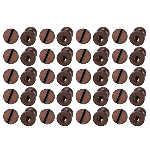 Load image into Gallery viewer, 20Pcs Round Head Rivets, Luggage Hardware Accessories Portable Good Toughness Round Head Stud Screws Nails for DIY Leather Crafts/Shoes/Bag//Clothe(7X6mm)
