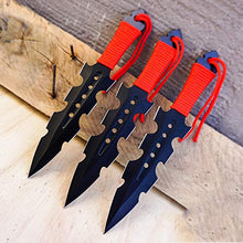 Load image into Gallery viewer, Tactical Knife Survival Knife Hunting Knife 7.5&quot; Ripper Throwing Knives Set Fixed Blade Knife Razor Sharp Edge Camping Accessories Survival Kit Tactical Gear 74397 (Black)
