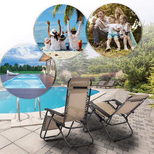Load image into Gallery viewer, New Zero Gravity Chairs Case of 2 Lounge Patio Chairs Outdoor Yard Beach
