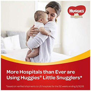Baby Diapers Size Newborn, 128 Ct, Huggies Little Snugglers