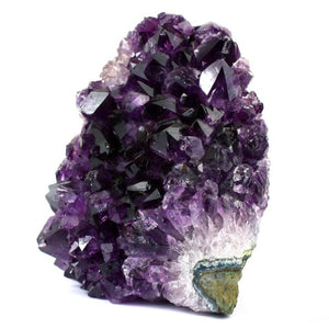 Crystal Allies: Natural Amethyst Quartz Crystal Cluster from Uruguay - 1/2lb to 1lb