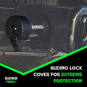 Rhino USA Locking Hitch Pin and Hitch Tightener Bundle - Includes Our Top Selling Anti Rattle Hitch Tightener Plus Our Patented Trailer Hitch Locking Pin