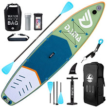 Load image into Gallery viewer, DAMA Inflatable Stand Up Paddle Board 11'*33'' *6'', Inflatable Yoga Board, Dry Bags, Camera Seat, Floating Paddle, Hand Pump, Board Carrier, Durable &amp; Stable for 3 People
