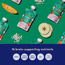 Load image into Gallery viewer, Cerebelly Baby Food Pouches – White Bean Pumpkin Apple (Pack of 6), Organic Fruit &amp; Veggie Purees, Great Snack for Toddlers, 16 Brain-supporting Nutrients from Superfoods, No Added Sugar
