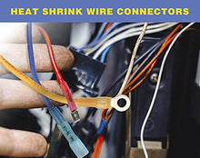 Load image into Gallery viewer, 250PCS Yellow Heat Shrink Butt Connectors AWG12-10,haisstronica Marine Grade Heat Shrink Wire Connectors,Tinned Red Copper 1mm,Waterproof Insulated Crimp Butt Splice Electrical Connectors
