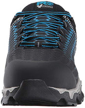 Load image into Gallery viewer, Timberland PRO Men's Powertrain Sport Alloy Safety Toe Electrical Hazard Athletic Work Shoe, Black Ripstop Nylon with Blue, 11.5 Wide
