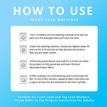 Load image into Gallery viewer, Kaitse Washing Machine Cleaner Effervescent Tablets, Solid Washer Deep Cleaning Tablet, Triple Decontamination Remover with Natural Biological Formula, for Front Load and Top Load Washers 30 Count

