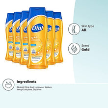 Load image into Gallery viewer, Dial Body Wash, Gold, 16 Ounce (Pack of 6)
