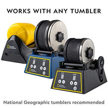 Load image into Gallery viewer, NATIONAL GEOGRAPHIC Rock Tumbler Media – The Ultimate Rock Polishing Supplies Kit, 4 Stage Bulk Rock Tumbler Grit, 1.5 Pounds of Ceramic Pellets, GemFoam Polishing Tumbling Media
