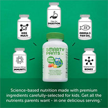 Load image into Gallery viewer, SmartyPants Kids Formula &amp; Fiber Daily Gummy Multivitamin: Fiber for Digestive Health, Vitamin C, D3, &amp; Zinc for Immunity, Omega 3 Fish Oil (EPA &amp; DHA), B6, Methyl B12, 120 Count (30 Day Supply)
