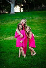 Load image into Gallery viewer, City Threads Girls' Cotton Long Sleeve Dress for School Party Dress Play Base Layer for Sensitive Skin SPD Sensory Friendly, Candy Apple Red, 8
