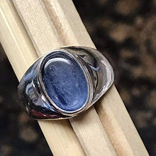 Load image into Gallery viewer, Natural Royal Blue Kyanite 925 Solid Sterling Silver Unisex Ring Size 7.75

