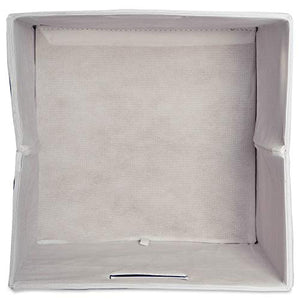 DII Hard Sided Collapsible Fabric Storage Container for Nursery, Offices, & Home Organization, (13x13x13") - Solid Rust