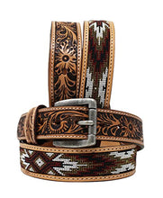 Load image into Gallery viewer, Western Beaded Genuine Leather Belt For Men and Women 26RT19-36
