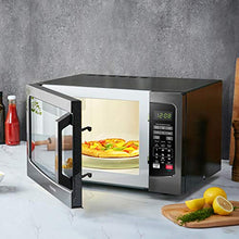 Load image into Gallery viewer, Toshiba EM131A5C-BS Microwave Oven with Smart Sensor, Easy Clean Interior, ECO Mode and Sound On/Off, 1.2 Cu.ft, Black Stainless Steel
