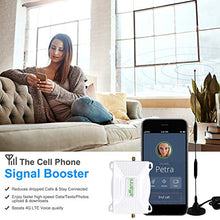 Load image into Gallery viewer, AT&amp;T Cell Phone Signal Booster Amplifier 4G LTE Band12/17 700Mhz US Cellular T-Mobile AT&amp;T Cell Phone Booster ATT Cell Signal Booster Mobile Signal Booster with Antennas Kit for Home Boost Data+Voice
