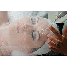Load image into Gallery viewer, Lifesoft Gauze Facial Mask, 100% Cotton Gauze Facial Paper Sheet for Facial Spa, High Frequency Treatments 100 Count (1 PACK)
