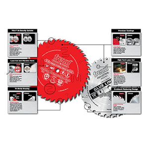 Freud LU87R010 10" Thin Kerf Rip Blade, Multi, One Size