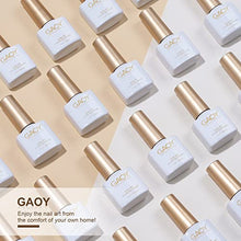 Load image into Gallery viewer, GAOY 23 Pcs Jelly Gel Nail Polish Kit, Nude Clear Pink Colors Gel Polish Set with Glossy &amp; Matte Top Coat and Base Coat for Nail Art DIY Manicure and Pedicure at Home
