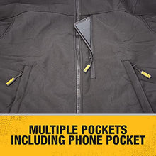 Load image into Gallery viewer, DEWALT DCHJ060A Heated Soft Shell Jacket Kit with 2.0Ah Battery &amp; Charger Black X-Large
