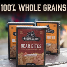 Load image into Gallery viewer, Bear Bites, Protein Graham Crackers Variety Pack: Honey, Chocolate &amp; Cinnamon Snacks

