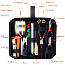 Load image into Gallery viewer, Paxcoo Jewelry Making Supplies Kit with Jewelry Tools, Jewelry Wires and Jewelry Findings for Jewelry Repair and Beading
