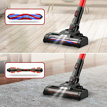 Load image into Gallery viewer, INSE Cordless Vacuum Powerful Suction Stick Vacuum Cleaner 6 in 1 Handheld Vaccum for Home Hardwood Floor Carpet car pet Hair-Red, Ultra Lightweight
