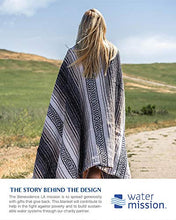 Load image into Gallery viewer, Mexican Blanket | Falsa Blanket | Authentic Hand Woven Blanket, Serape, Yoga Blanket | Perfect Beach Blanket, Navajo Blanket, Camping Blanket, Picnic Blanket, Saddle Blanket, Car Blanket (Sand)
