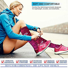 Load image into Gallery viewer, 5 Pairs Copper Compression Socks for Men Women 20-30 mmHg, is Best for Running Nurses Medical Pregnancy Travle (02-5 Assorted, Large/X-Large)
