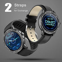 Load image into Gallery viewer, AMATAGE Smart Watch for Men Android Phones iPhone, Fitness Tracker Watch with Heart Rate and Blood Pressure Monitor, Waterproof Activity Fitness Tracker with 23 Sport Modes, 1 Extra Band(Black)
