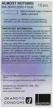 Load image into Gallery viewer, Okamoto 0.04 Zero Zero Four Condoms 10ea pack
