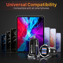Load image into Gallery viewer, Bestrix Car Charger, Dual Port USB Quick Charge 4.0, 5A/30W Fast Charging, Car USB Charger Adapter, Compatible with Any iPhone/iPad/Samsung Galaxy S10 S9 S8 S7 S6 Note LG Nexus
