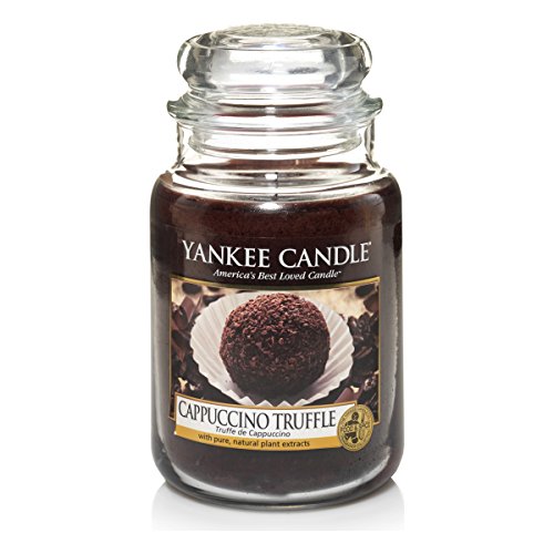 Yankee Candle Cappuccino Truffle Large Jar Candle, Youth 11-13, Brown