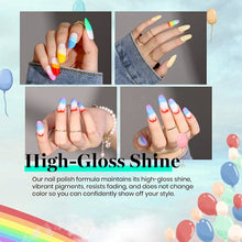 Load image into Gallery viewer, Beetles Pack of 20 Colors Rainbow Summer Gel Nail Polish Kit, Soak Off LED Lamp Gel Nail Polish Set Glitter Nude Gel Polish Starter Kit with Glossy &amp; Matte Top Gel Base Coat Kaleidoscope
