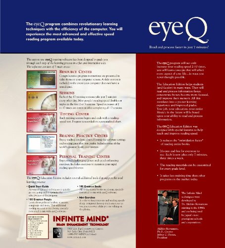 eyeQ Speed Reading, Deluxe PC Edition (As seen on TV) – PENNYPART.COM