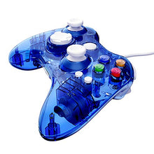 Load image into Gallery viewer, Wired 360 Controller Dual Vibrator Wired Gamepad Gaming Joypad, Blue - PAWHITS
