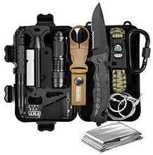 Load image into Gallery viewer, TRSCIND Gifts for Dad Men Him Husband Fathers Day, Survival Gear and Equipment, Survival Kit 11-in-1, Birthday Gifts for Men Boyfriend Teen Boy, Fun Gadget, Men Gifts Ideas, Official EDC Survival Kit
