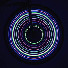 Load image into Gallery viewer, Sumree Bike Wheel Lights LED Bike Spoke Light Super Bright Cycling Bicycle Light with Batteries Included (1 Wheel Pack) (Rainbow)
