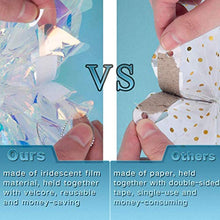 Load image into Gallery viewer, BTSD-home Iridescent Party Supplies Kit with Hanging Honeycomb Ball Decorative Paper Fan Snowflake Garlands for Birthday Wedding Christmas Party Decorations
