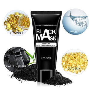 Blackhead Remover Mask Strips Peal off Black Mask Charcoal Mask for blackheads Bamboo Activated Charcoal Deep Cleansing,Pore Shrinking Facial Mask for Face and Nose