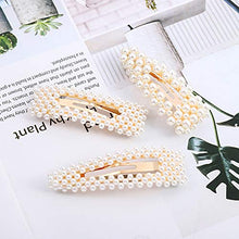 Load image into Gallery viewer, Souarts 16PCS Hair Clips Resin Hair Clip Pearl Hair Clip Acrylic Alligator Artificial Bridal Hair Barrettes Geometric Hair Styling Pins for Women, Ladies, Girls 1 Set (multicolor)
