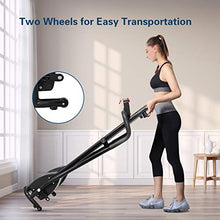 Load image into Gallery viewer, GYMAX Folding Treadmill, Electric Motorized Running Walking Machine with LCD Monitor &amp; Cup Holder, Portable Easy Assembly Treadmill for Home Office Apartment

