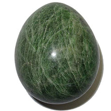Load image into Gallery viewer, Satin Crystals Diopside Egg Collectible Green Heart Chakra Healing Love &amp; Life Lessons Gemstone P01 (2.0 Inch)
