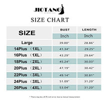 Load image into Gallery viewer, JIOTANG Womens Plus-Size Tops Summer Henley Shirts Buttons up Blouses with Pocket (26Plus, Black)

