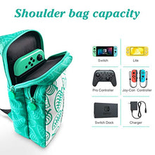 Load image into Gallery viewer, Switch Travel Bag, Compatible for Nintendo Switch / Switch OLED,Console,Dock,Joy-Con&amp;Switch Accessories, Nylon Water Resistant Portable Shoulder Chest Crossbody Side Bag Sling Backpack for Men &amp; Boys
