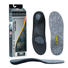 Load image into Gallery viewer, Powerstep Mens-Adult ErgoShield ESD Insoles, Grey, Men's 9-9.5 / Women's 11-11.5
