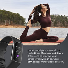 Load image into Gallery viewer, Fitbit Charge 5 Advanced Fitness &amp; Health Tracker with Built-in GPS, Stress Management Tools, Sleep Tracking, 24/7 Heart Rate and More, Black/Graphite, One Size (S &amp;L Bands Included)

