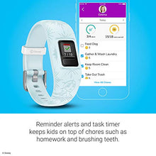 Load image into Gallery viewer, Garmin 010-01909-38 Vivofit Jr. 2, Kids Fitness/Activity Tracker, 1-Year Battery Life, Adjustable Band, Disney Frozen 2, Elsa, Light Blue
