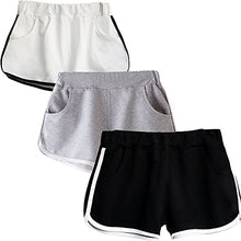 Load image into Gallery viewer, Beauty_yoyo Teen Girls Running Shorts Gym Workout Yoga Sport Performance Short (Pack of 3)

