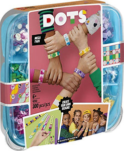 LEGO DOTS Bracelet Mega Pack 41913 DIY Creative Craft Bracelet Making Kit for Kids Who Love Arts and Crafts, Custom Friendship Bracelets Make a Great Birthday Gift (300 Pieces)